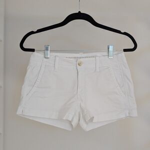 American Eagle Outfitters Mid-rise White Shorts